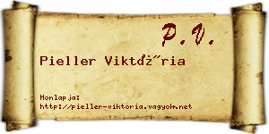 Pieller Viktória névjegykártya